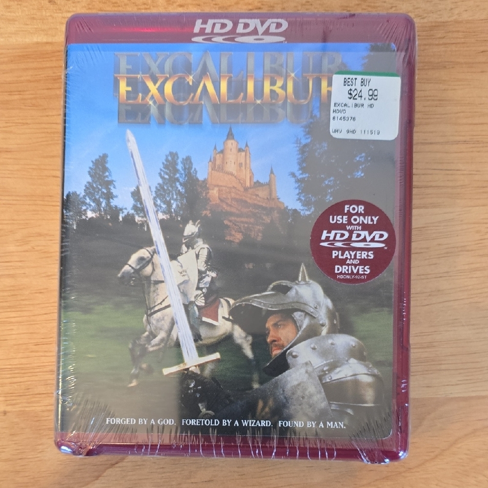 NWT Excalibur HD DVD Sealed